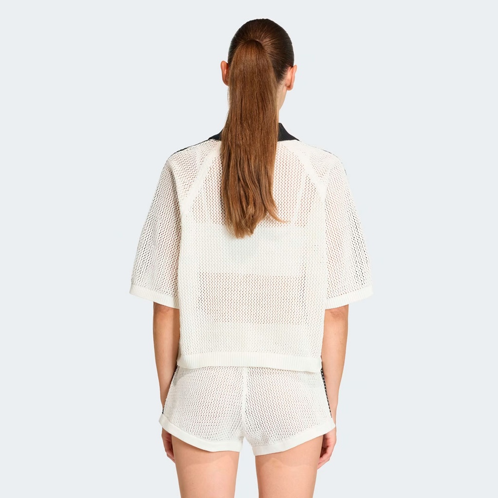 KC6490 ADIDAS APP CROCHET POLO FEMALE