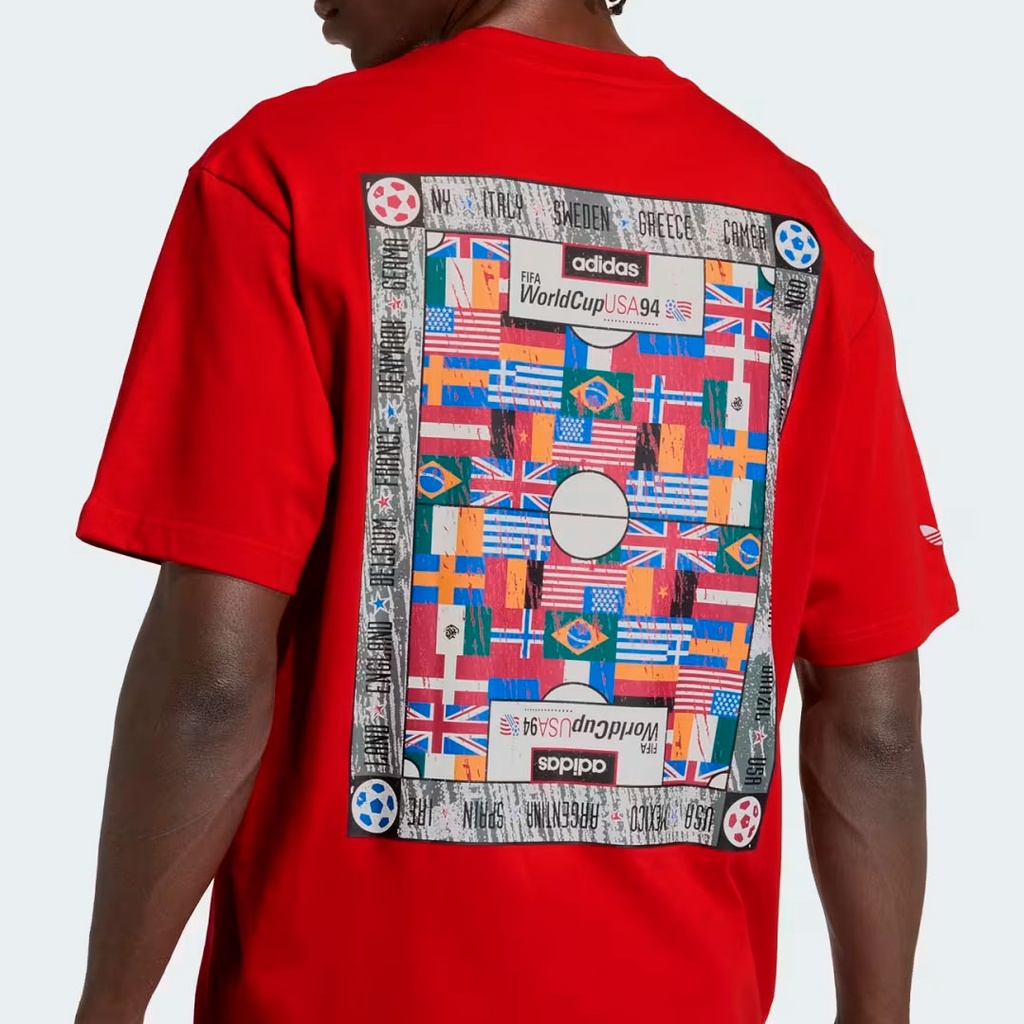 KC7914 ADIDAS APP FLAG GFX SS T MALE