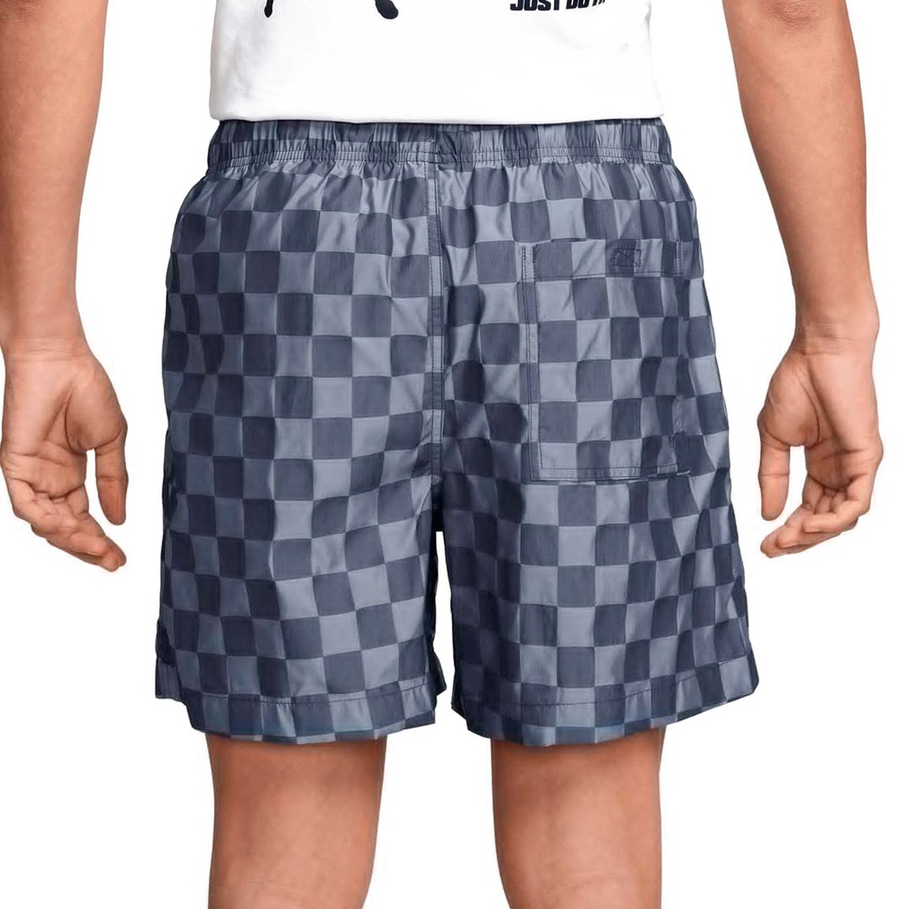M NK CLUB FLOW SHORT CHECKERS
