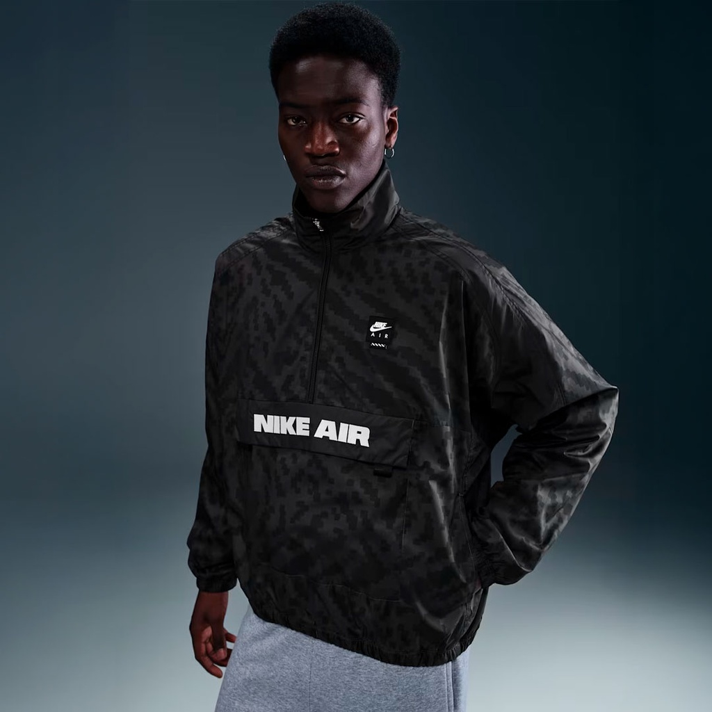 M NK AIR 1/2 ZIP JACKET AOP