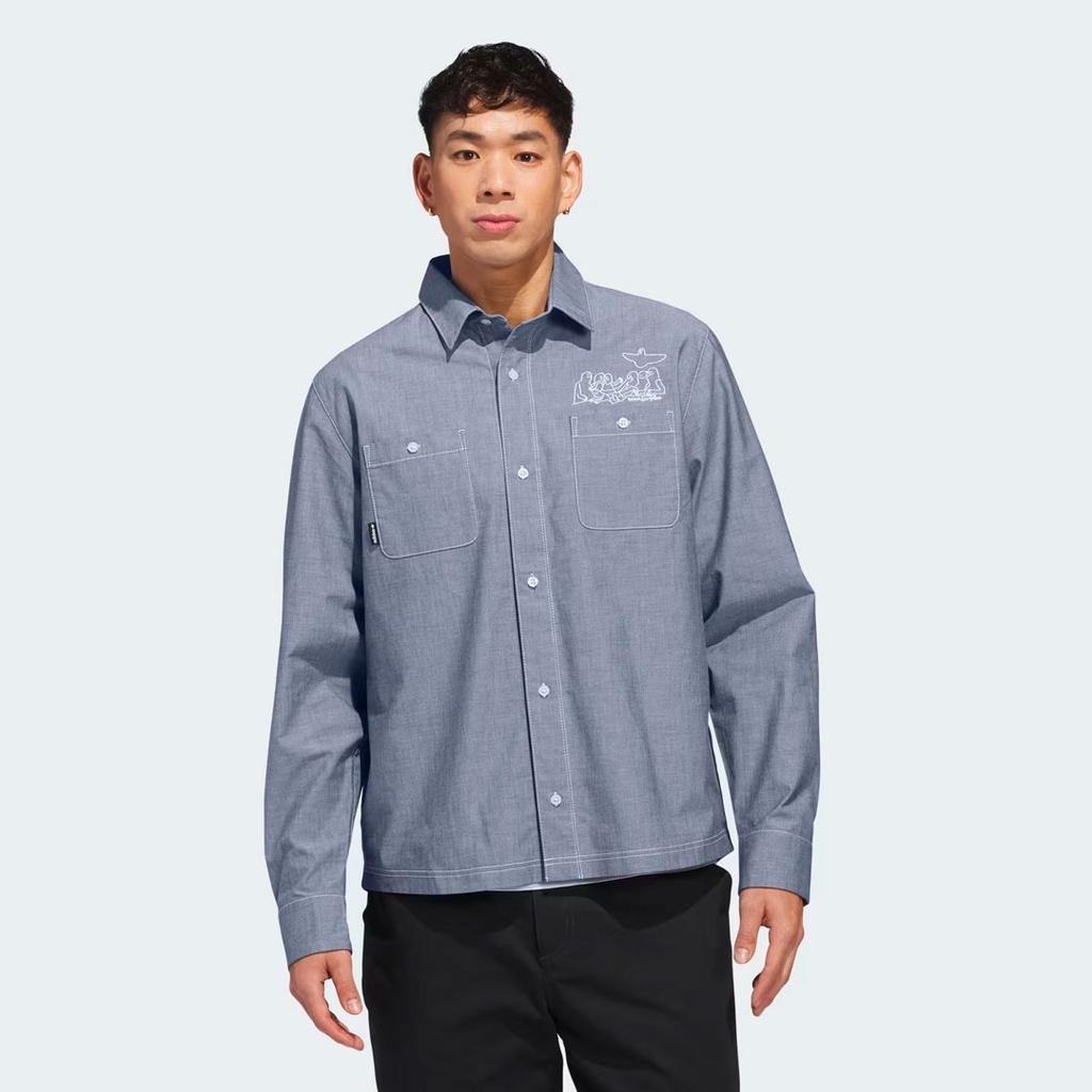 KE1009 ADIDAS APP GONZ LS BUTTON MALE
