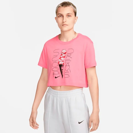 W NSW TEE OC 4 SS CROP 