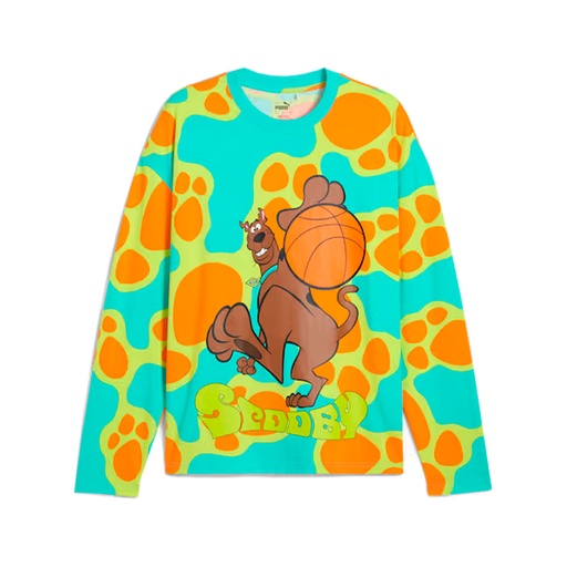 PLAYERA HOOPS X SCOOBY DOO LS