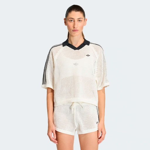 KC6490 ADIDAS APP CROCHET POLO FEMALE
