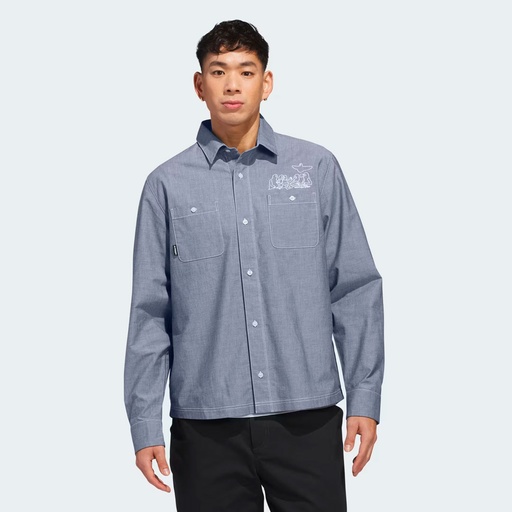 KE1009 ADIDAS APP GONZ LS BUTTON MALE